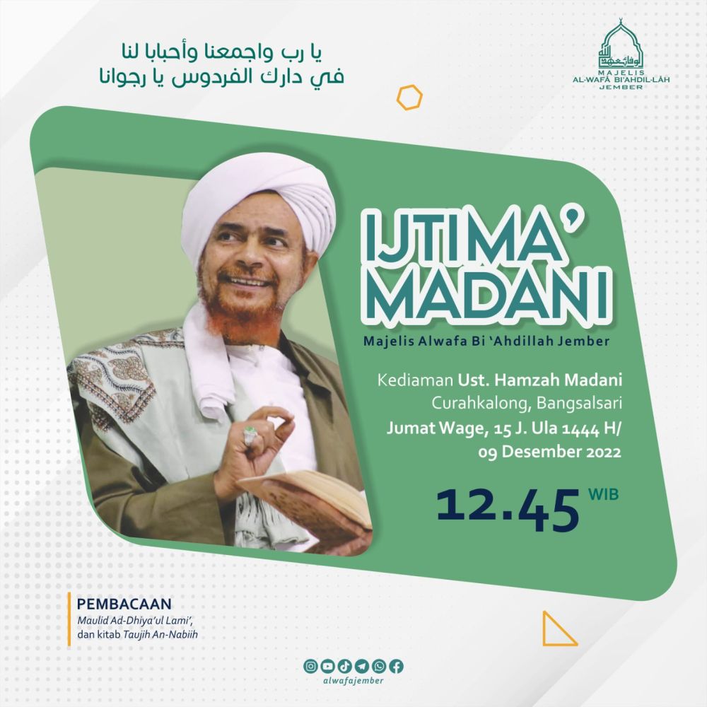 IJTIMA MADANI JEMBER (JUMADAL ULA)